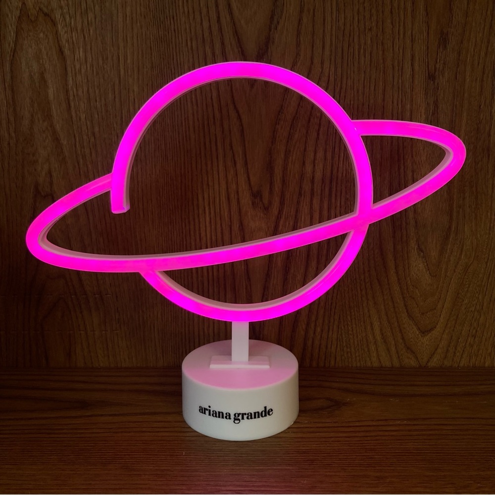 Ariana Grande Neon Pink Lamp